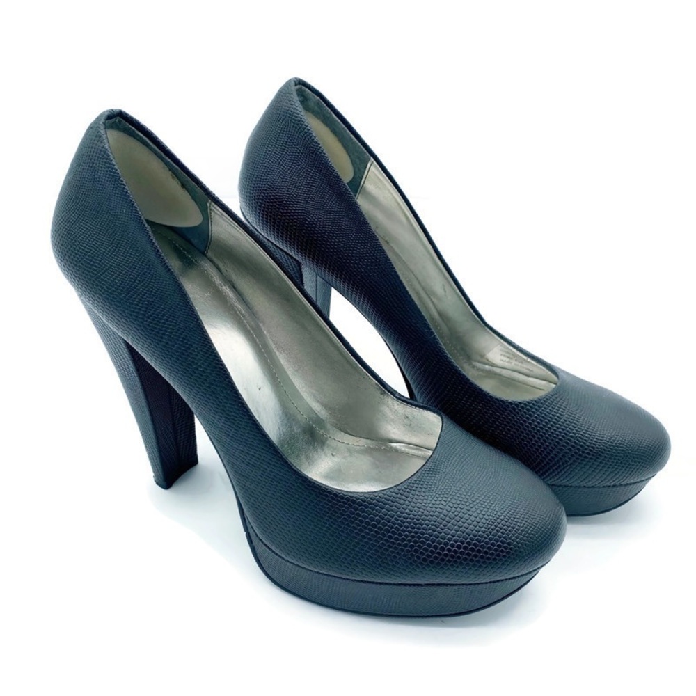 Calvin Klein Black Carley Platform Heels